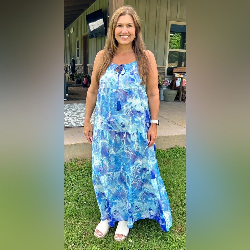 Carina Tropical Maxi Dress NWT LULAROE - Picture 4 of 6